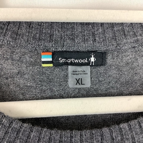 Smartwool Gray Sparwood Crew Sweater - Picture 3 of 5